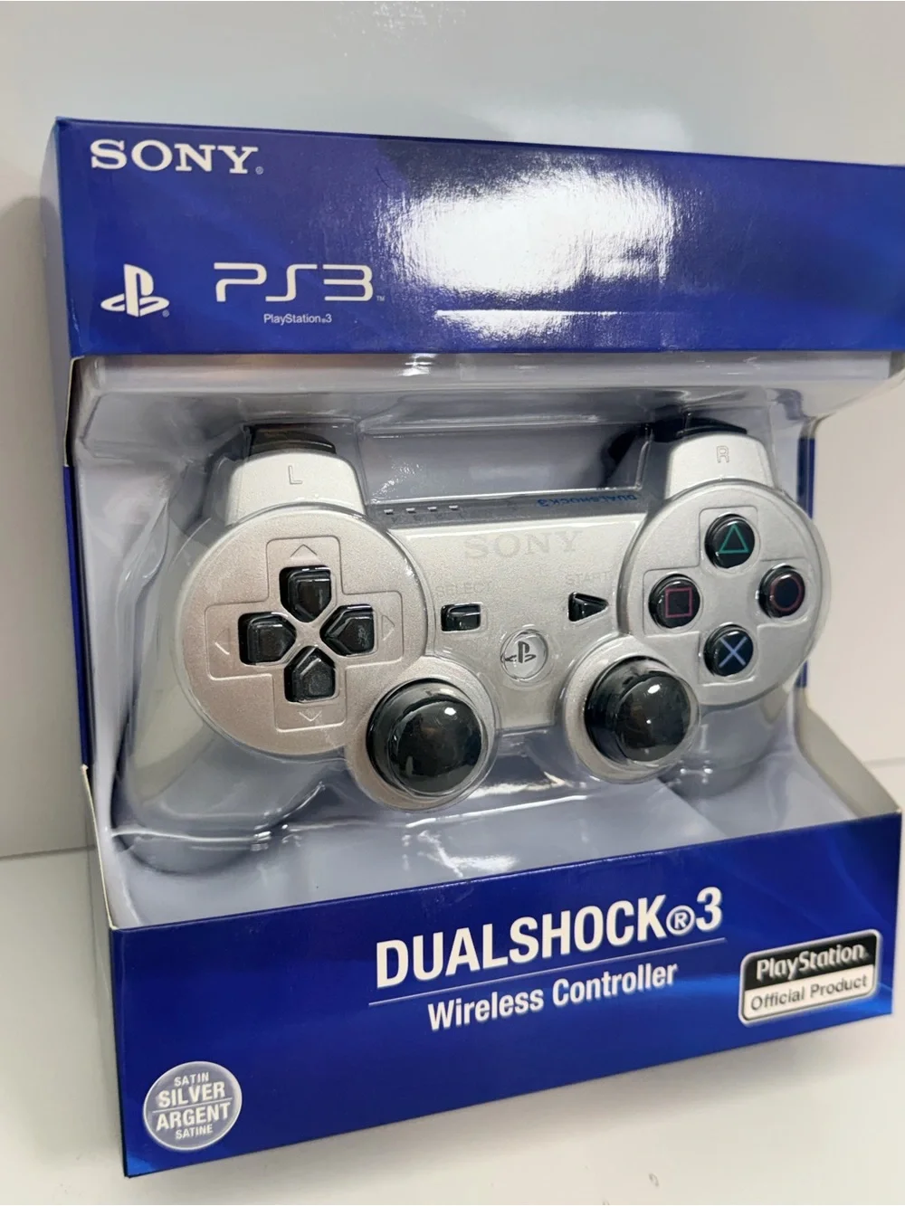 Sony DualShock 3 Wireless Controller - Silver and Black